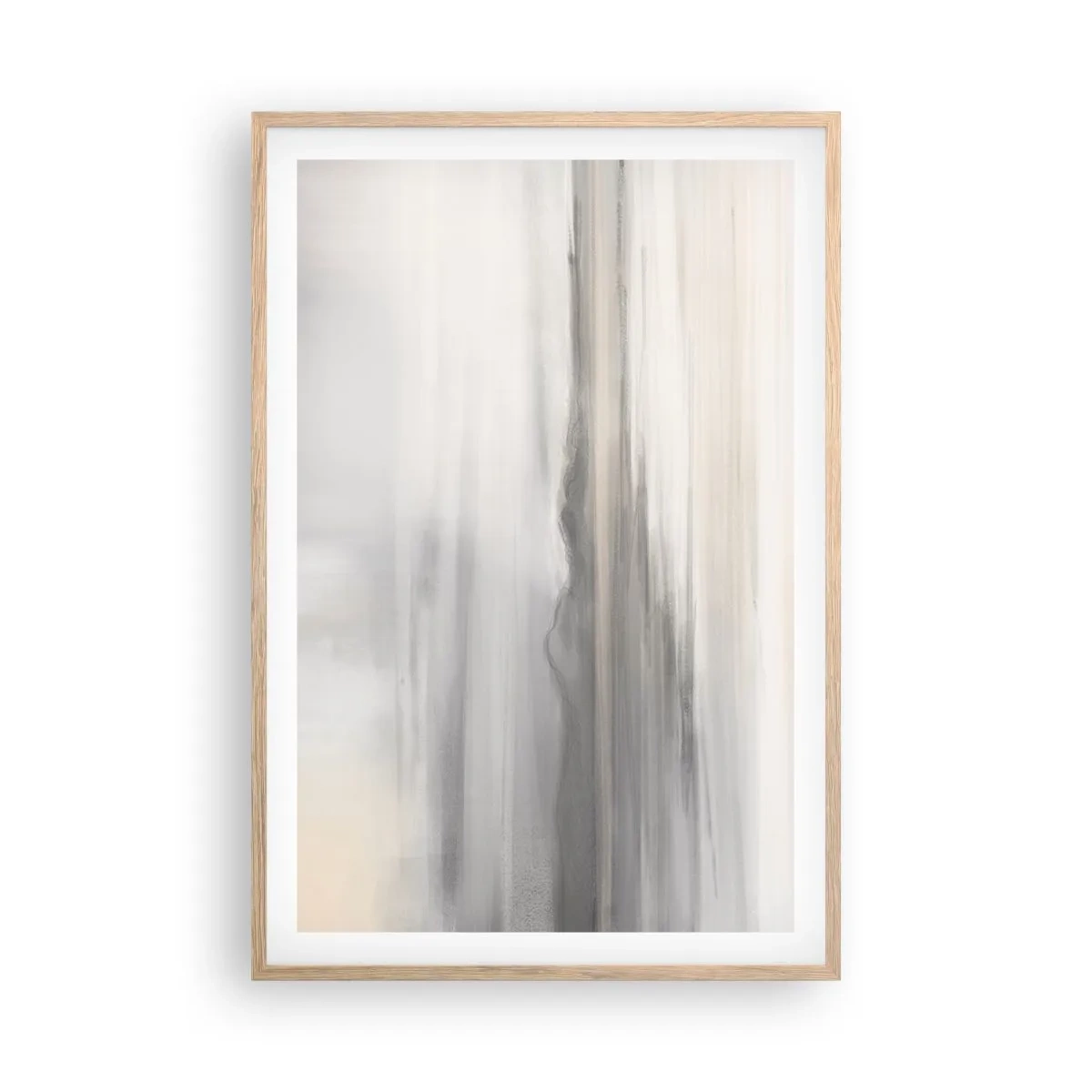 Plakat w ramie jasny dąb - Zamyślona dal - 61x91 cm