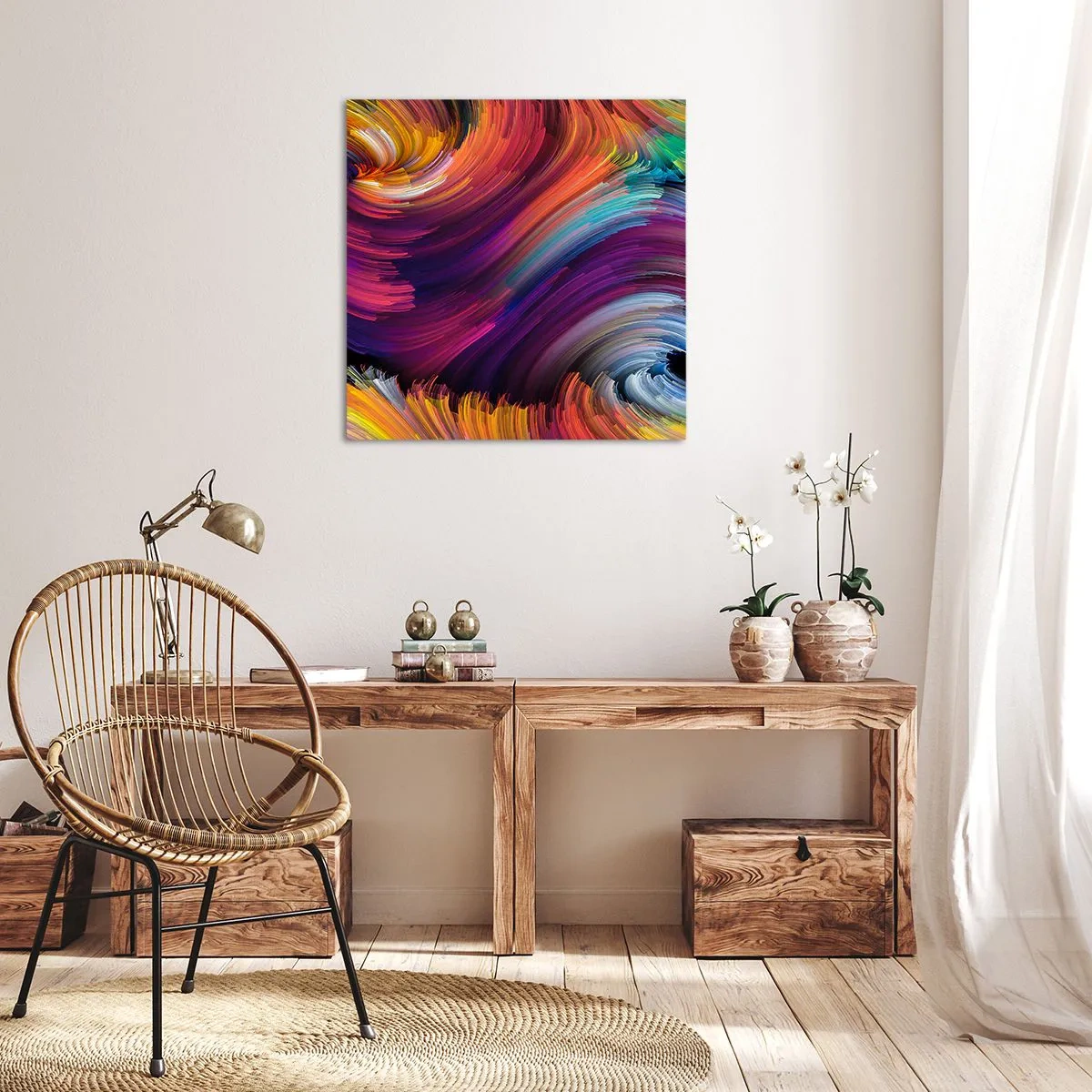 Obraz na płótnie - Początek nowego świata - 40x40 cm