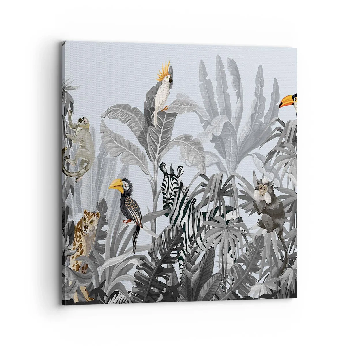 Obraz na płótnie - Afrykańska bajka - 70x70 cm