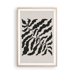 Plakat w ramie jasny dąb - Natura kwadratu - 61x91 cm