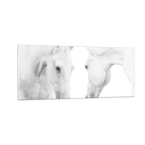 Obraz na szkle - Czy to jest przyjaźń…? - 100x40 cm