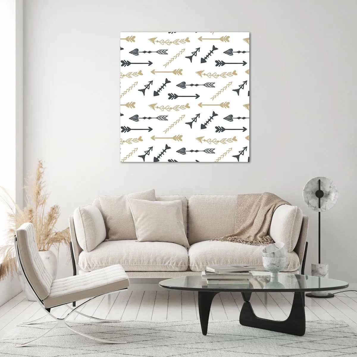 Obraz na szkle - Sen łucznika - 70x70 cm