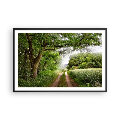 Plakat w czarnej ramie - Et in Arcadia ego - 91x61 cm