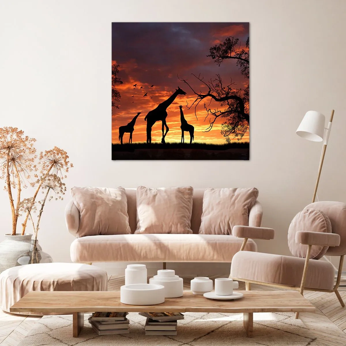 Obraz na płótnie - Mała kolacja w gronie najbliższych - 40x40 cm