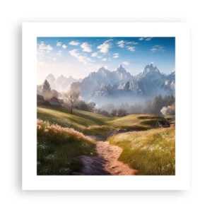 Plakat - Sielska dolina - 40x40 cm