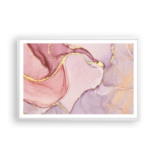 Plakat w białej ramie - Pieszczota barw - 91x61 cm