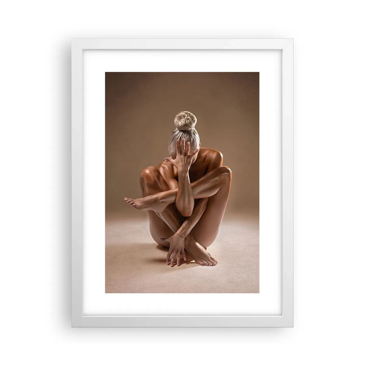 Plakat w białej ramie - Jedność ciała i ducha - 30x40 cm