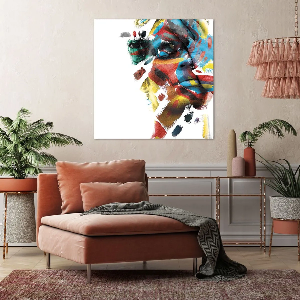 Obraz na płótnie - Barwna osobowość - 30x30 cm