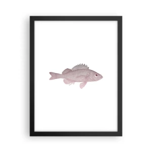 Plakat w czarnej ramie - Ryba wielkooka - 30x40 cm