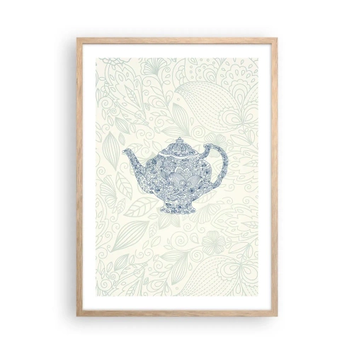 Plakat w ramie jasny dąb - Herbaty czar - 50x70 cm