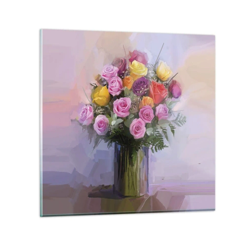 Obraz na szkle - Zatrzymane piękno - 60x60 cm