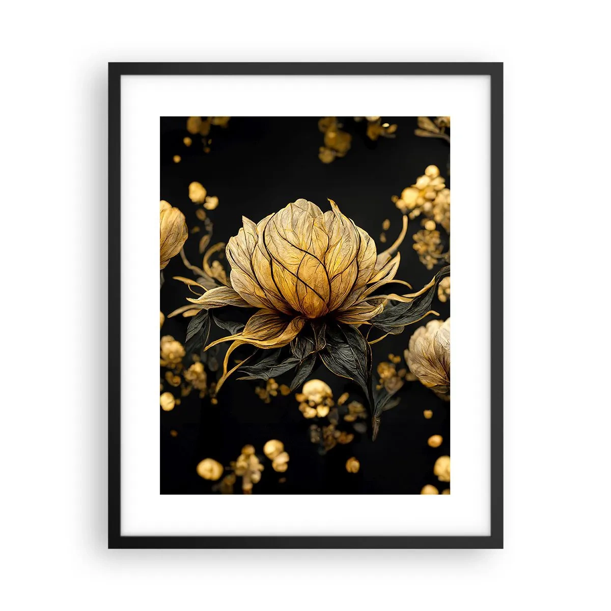 Plakat w czarnej ramie - Subtelna kruchość - 40x50 cm