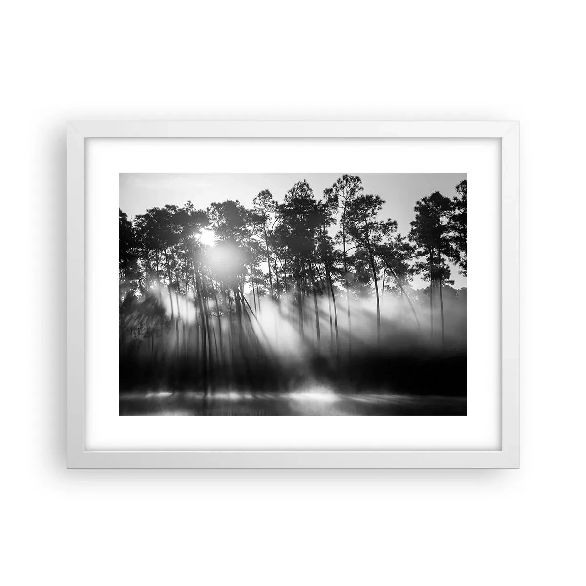 Plakat w białej ramie - Niepowstrzymane słońce - 40x30 cm