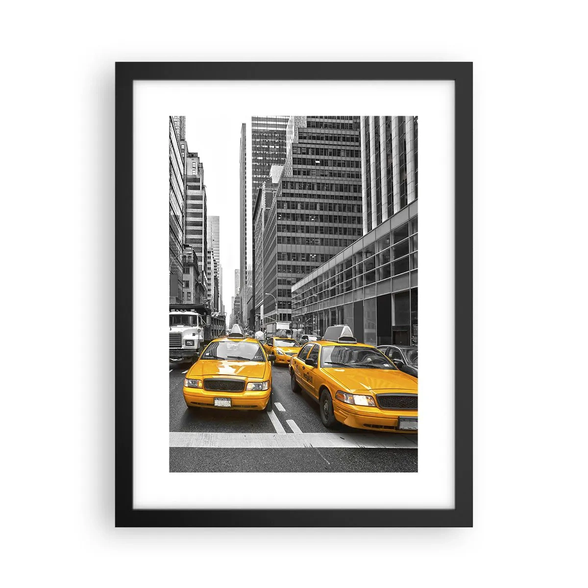 Plakat w czarnej ramie - To my ubarwiamy miasto - 30x40 cm