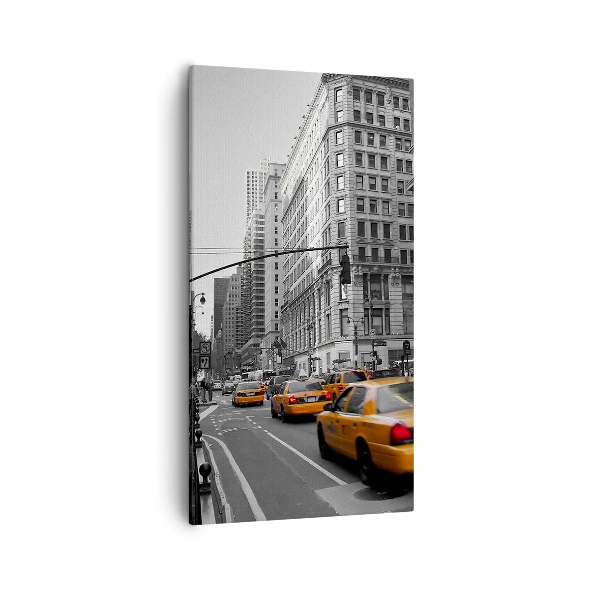 Obraz na płótnie - Słońca wielkiego miasta - 55x100 cm