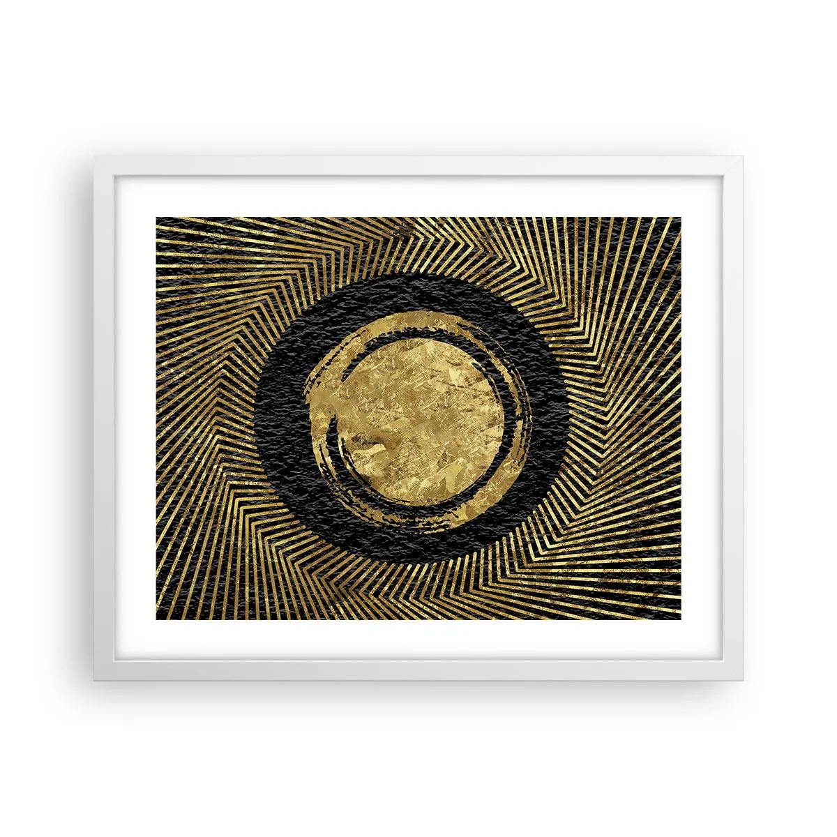 Plakat w białej ramie - Kompozycja glamour - 50x40 cm