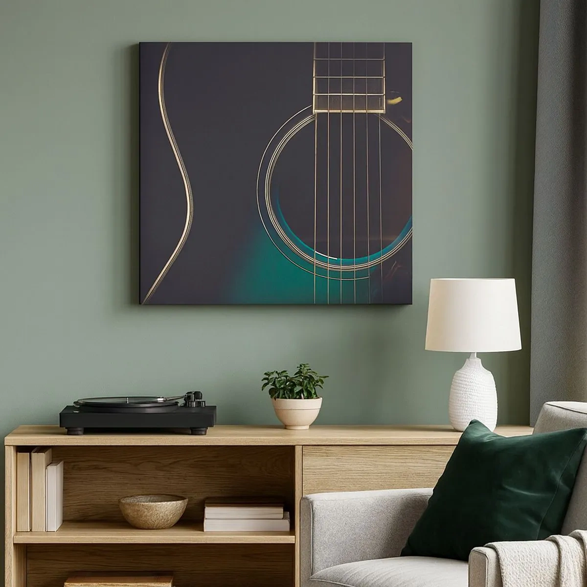 Obraz na płótnie - Chwila zanim zabrzmi - 30x30 cm