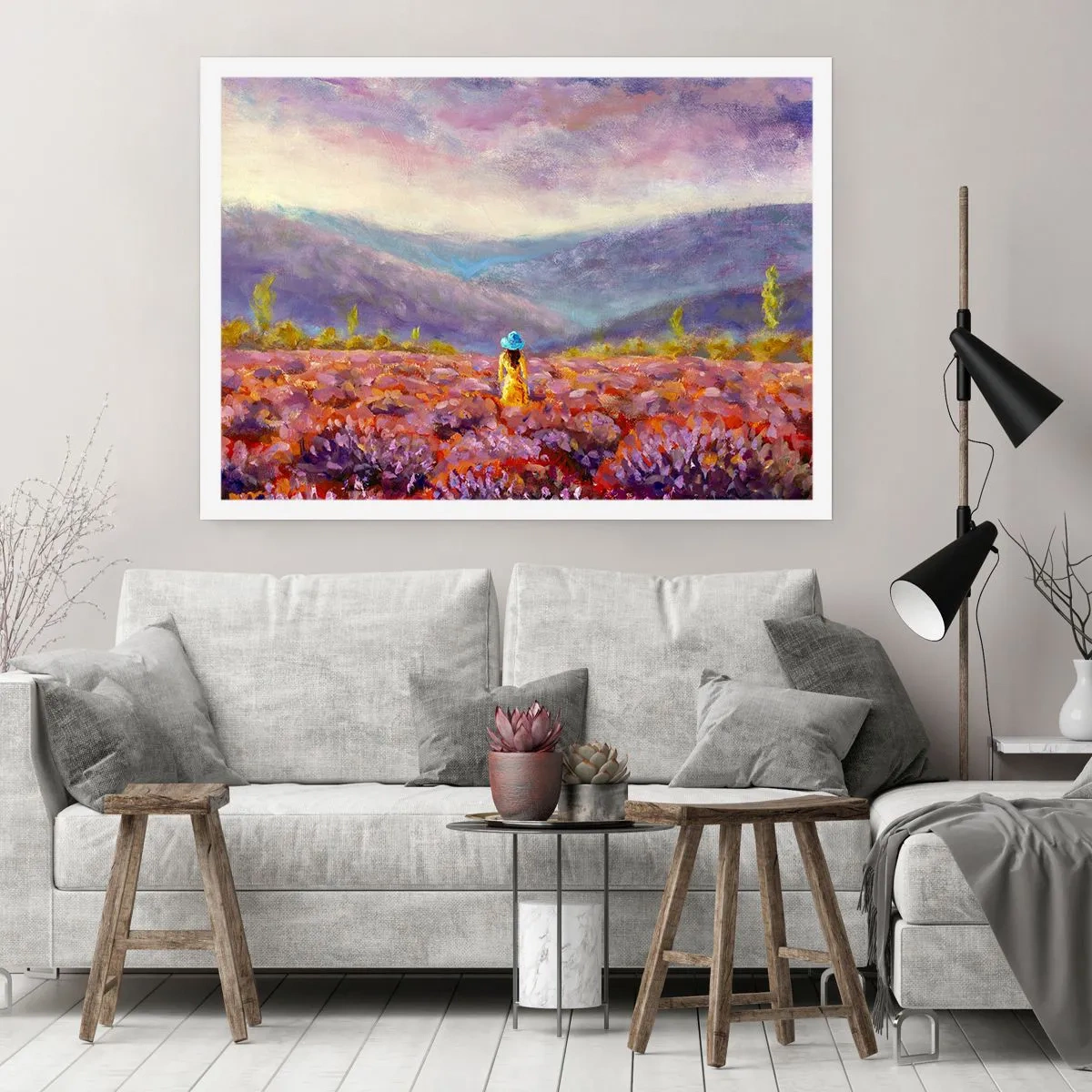 Plakat - W lawendowym świecie - 91x61 cm