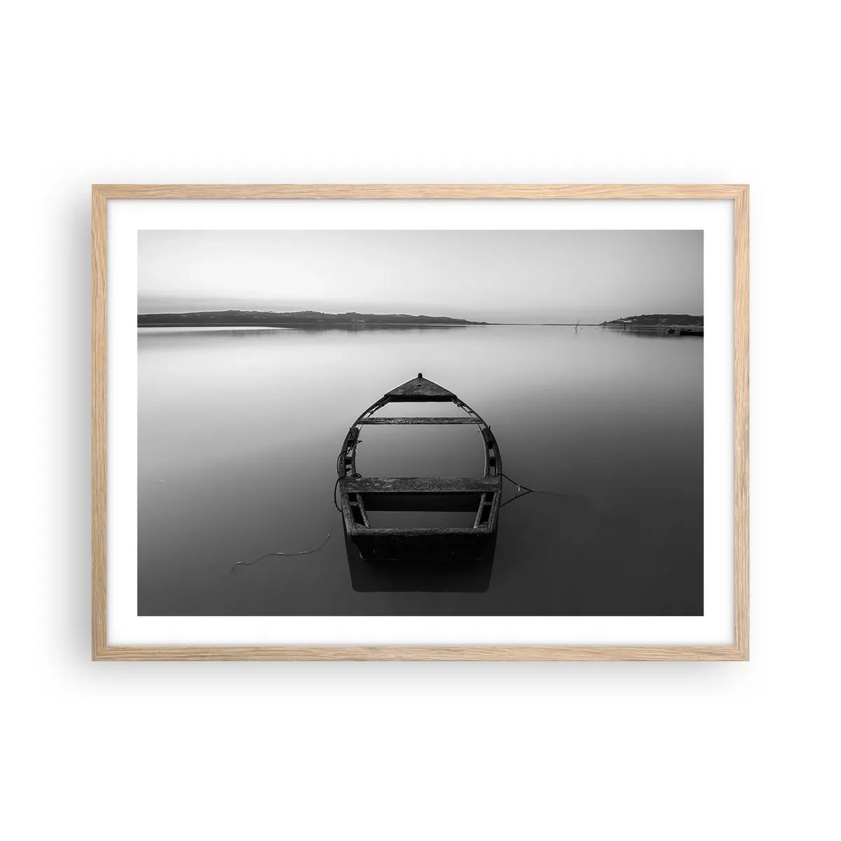 Plakat w ramie jasny dąb - Tęsknota i melancholia - 70x50 cm