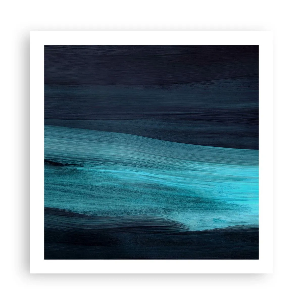 Plakat - Popłyń z nurtem - 60x60 cm