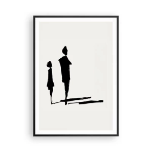 Plakat w czarnej ramie - Na pewno razem? - 70x100 cm