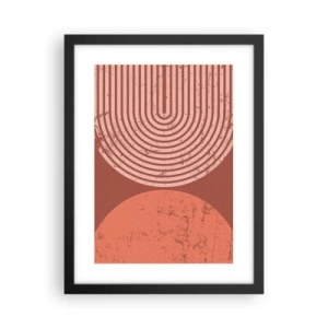 Plakat w czarnej ramie - Bliska relacja - 30x40 cm