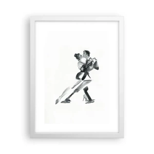 Plakat w białej ramie - W jednym rytmie - 30x40 cm