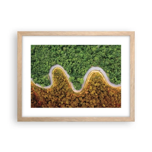 Plakat w ramie jasny dąb - Granice i przełomy - 40x30 cm