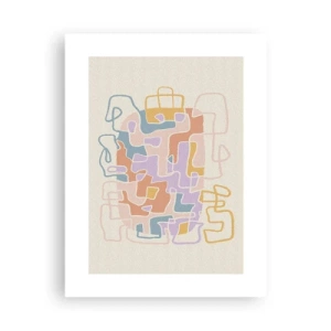 Plakat - Labirynt – radosna przygoda - 30x40 cm