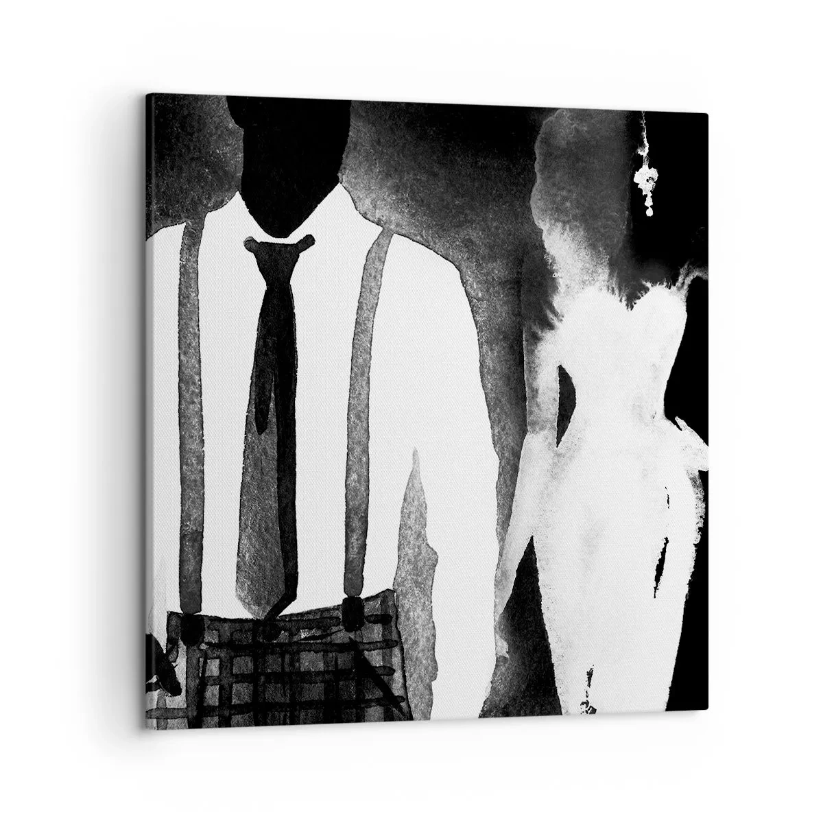 Obraz na płótnie - W klimacie noir - 50x50 cm