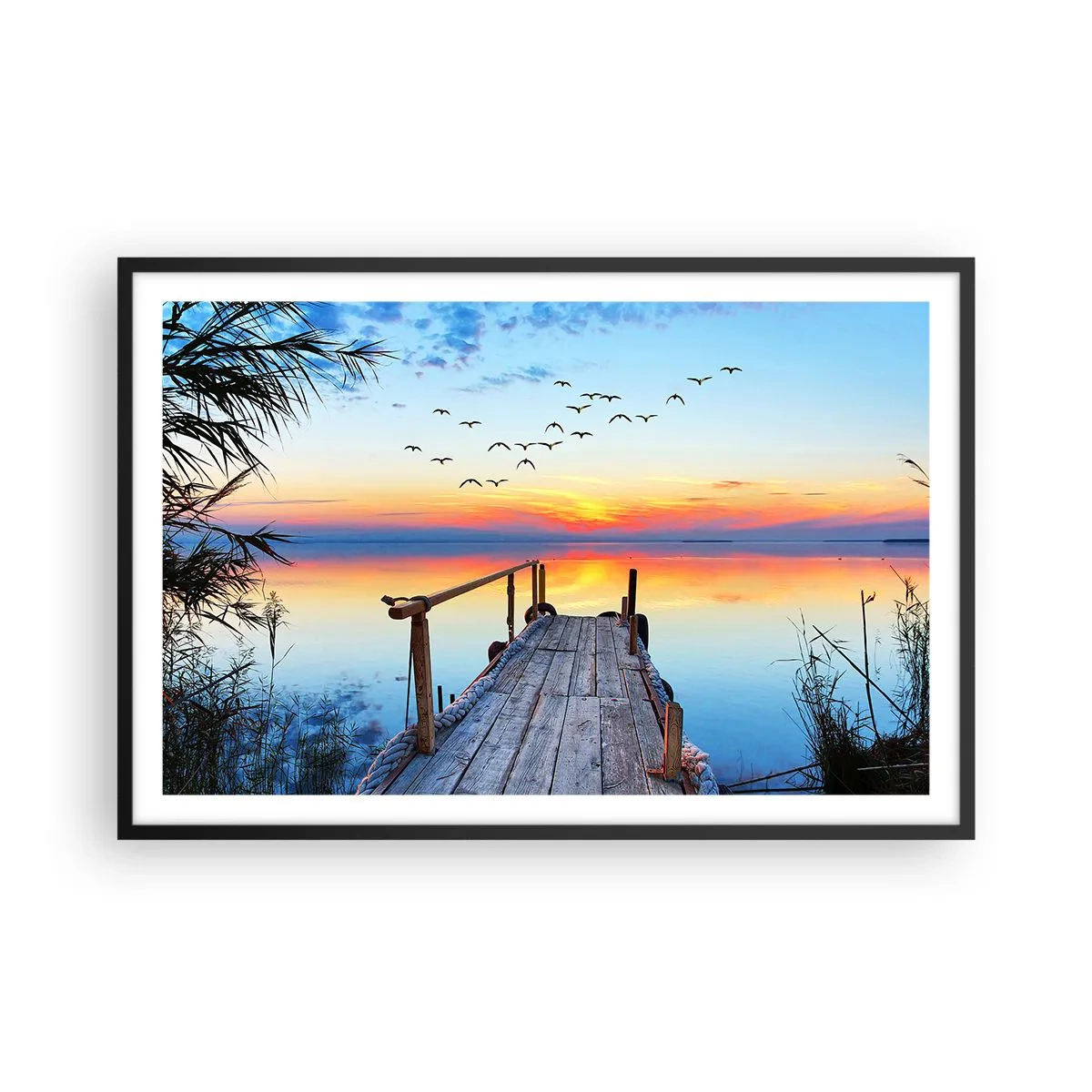 Plakat w czarnej ramie - Pora wracać… - 91x61 cm