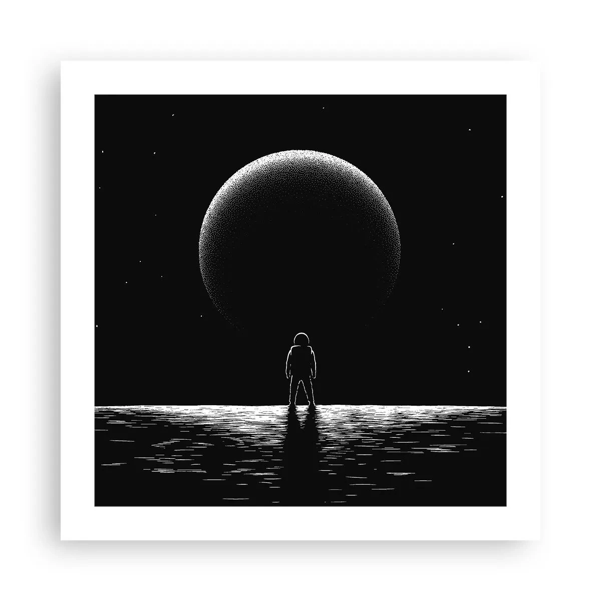 Plakat - Twarzą w twarz - 50x50 cm