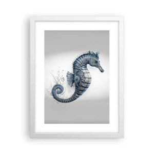 Plakat w białej ramie - Subtelny żart natury - 30x40 cm