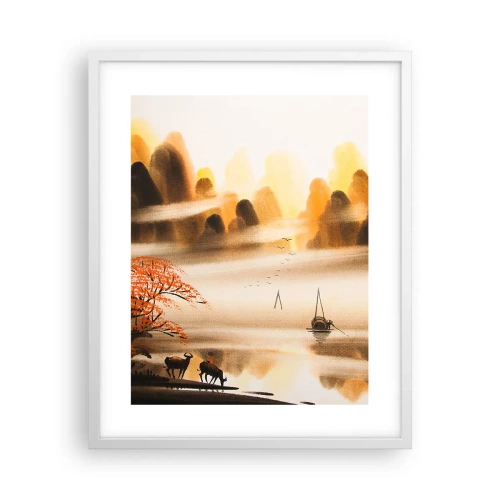 Plakat w białej ramie - Dalej niż na Dalekim Wschodzie - 40x50 cm