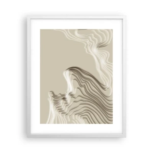 Plakat w białej ramie - Topografia sztuki - 40x50 cm