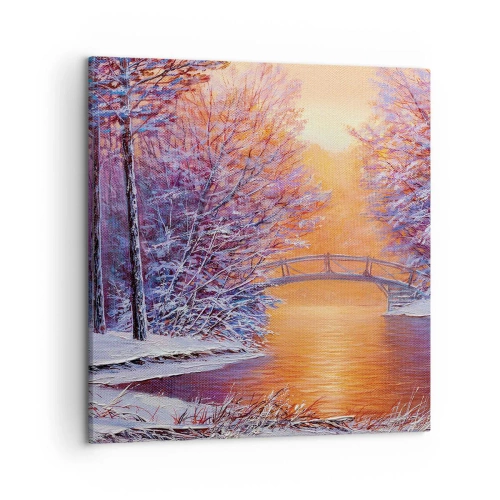Obraz na płótnie - Spotkajmy się tu - 50x50 cm