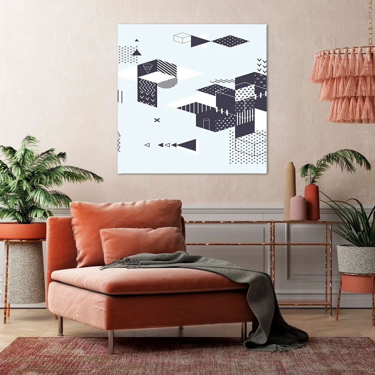Obraz na płótnie - W duszy matematyka - 60x60 cm