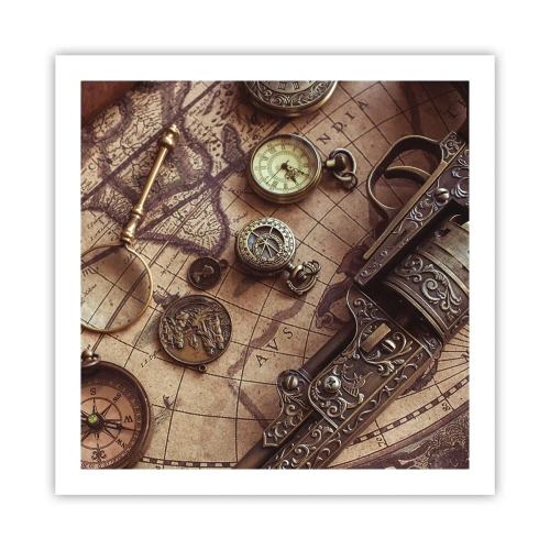 Plakat - Przygoda wzywa - 60x60 cm