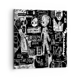 Obraz na płótnie - Duchowej młodości prawa i radości - 70x70 cm