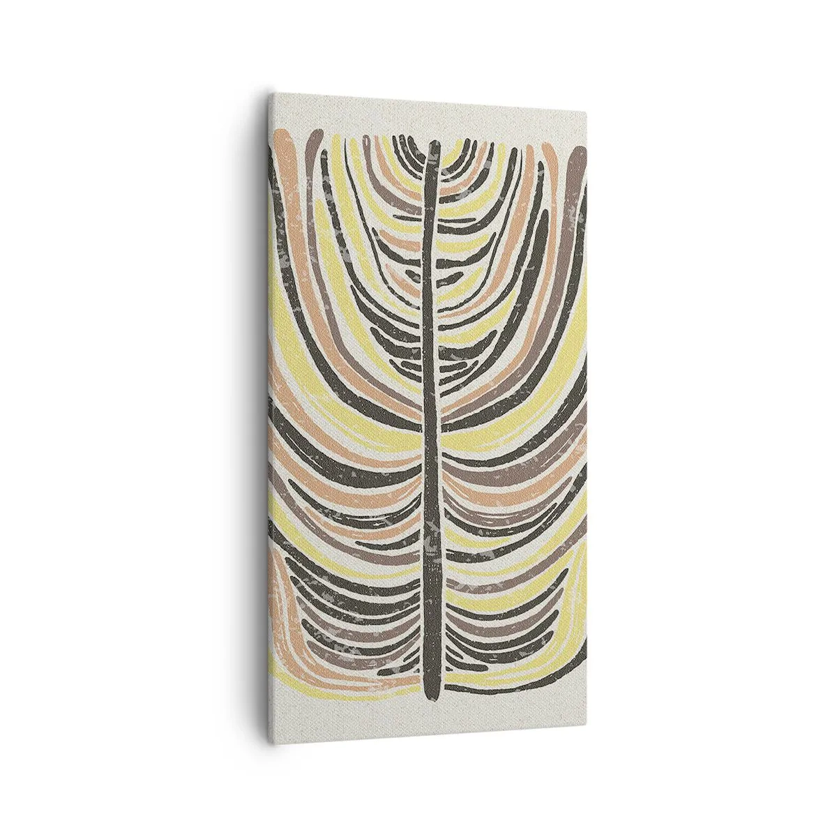 Obraz na płótnie - Abstrakcja pełna życia - 55x100 cm