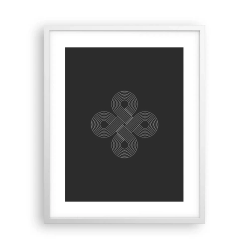 Plakat w białej ramie - W duchu celtyckim - 40x50 cm