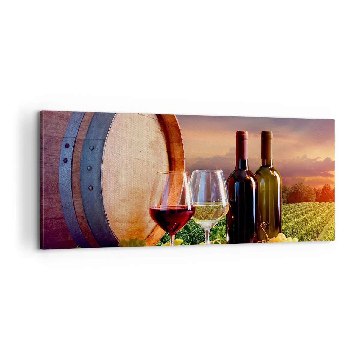 Obraz na płótnie - Tu życie ma smak - 100x40 cm