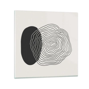 Obraz na szkle - Trwanie i drganie - 30x30 cm