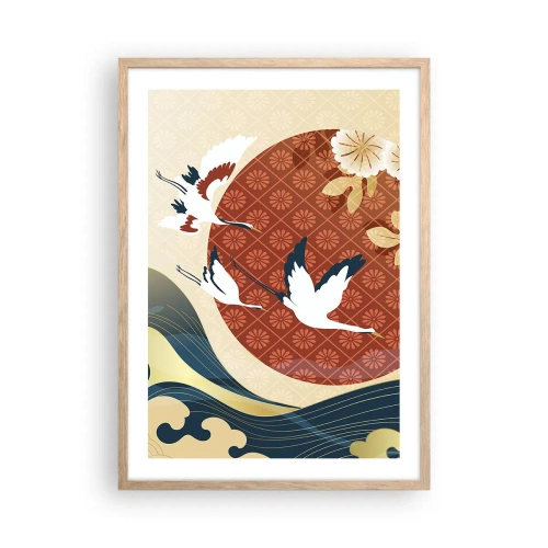 Plakat w ramie jasny dąb - Japońska baśń - 50x70 cm