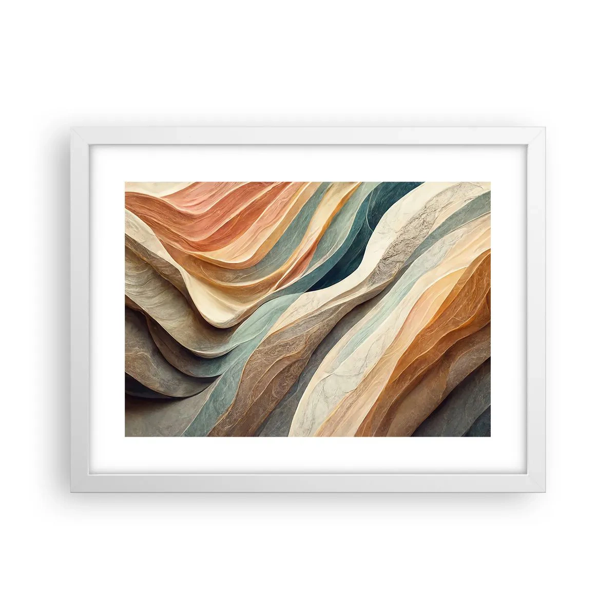 Plakat w białej ramie - Chwila przed zmianą - 40x30 cm