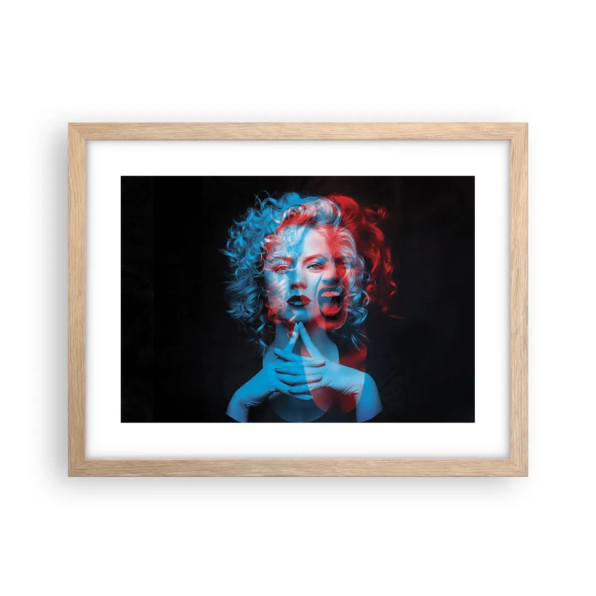 Plakat w ramie jasny dąb - Alter ego - 40x30 cm