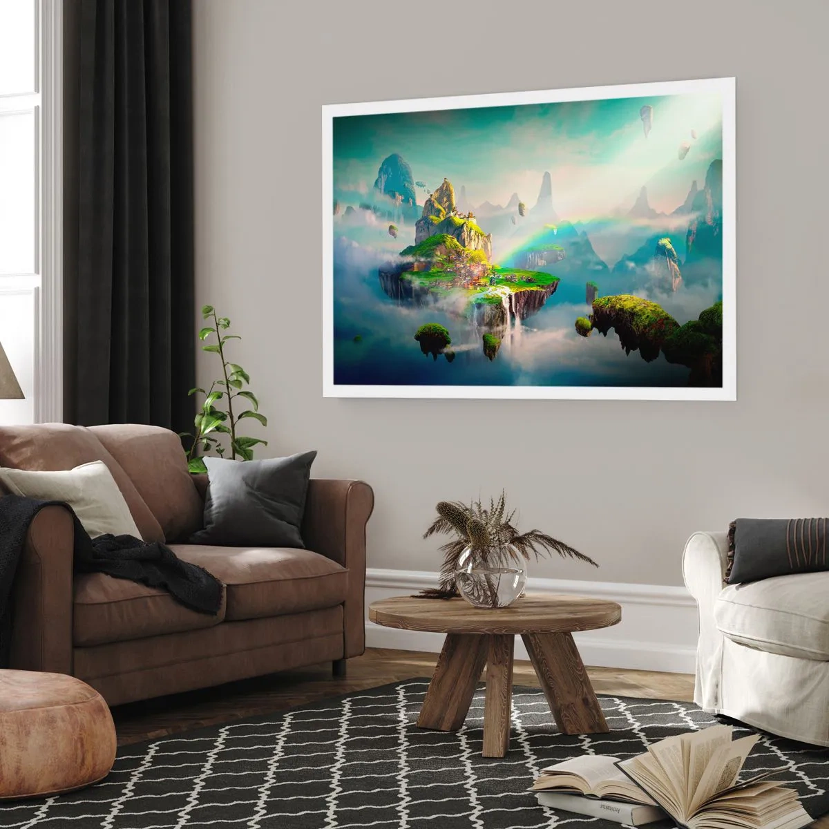 Plakat - Śródniebie - wyspy szczęśliwe - 40x30 cm