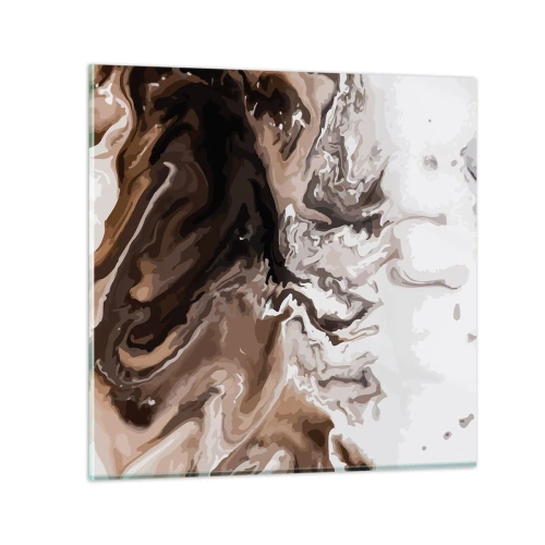 Obraz na szkle - Kontredans barw - 50x50 cm