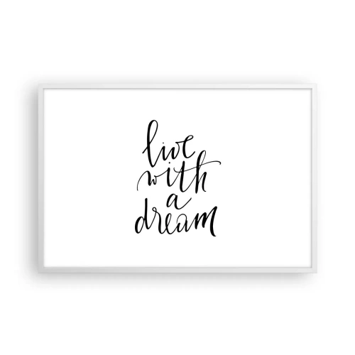 Plakat w białej ramie - Of course - 91x61 cm