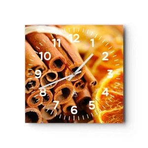 Zegar ścienny - Czujesz ich aromat? - 30x30 cm